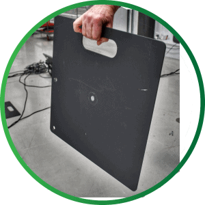 Heavy Duty feet plates for staging backdrops