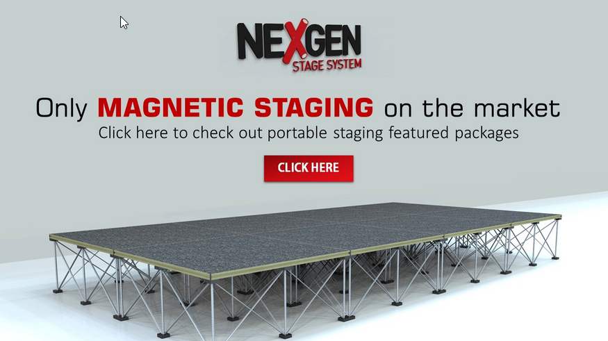 NexGen Portable Stage For Sale