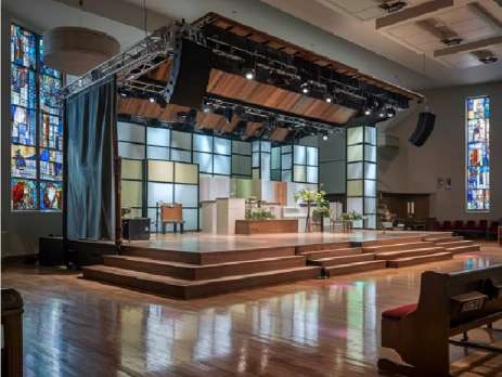 Portable Staging for Churches