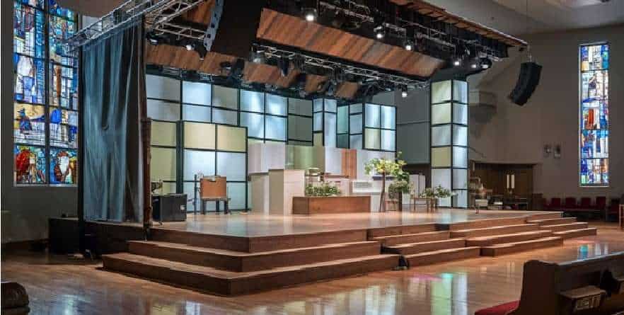 Portable Staging for Churches