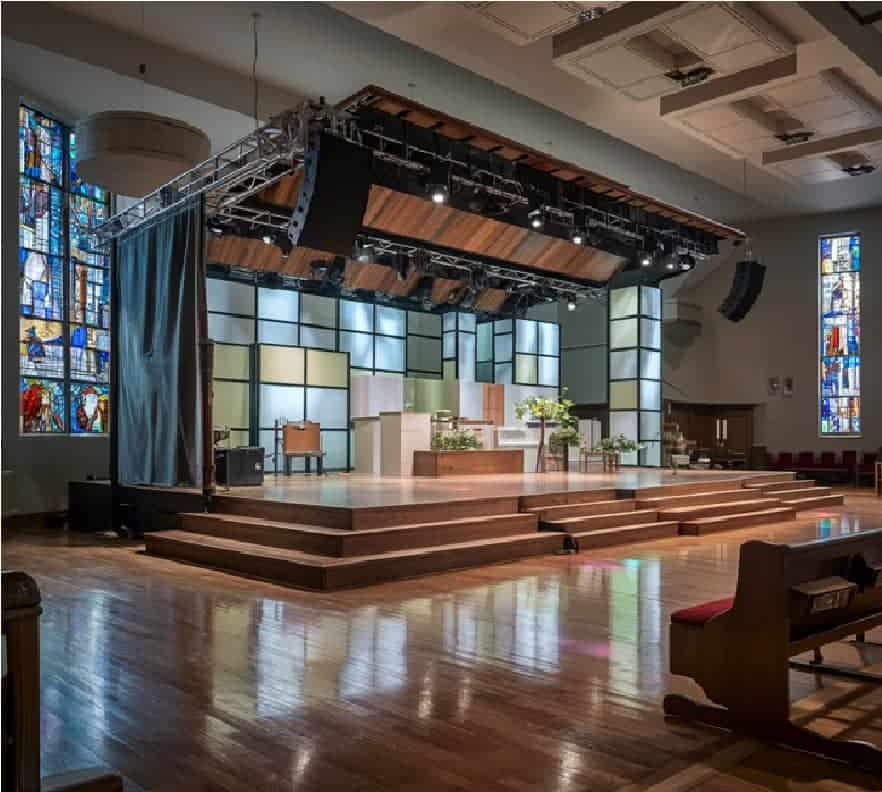 Portable Staging for Churches